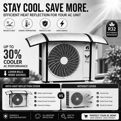 SunShield™ AC Cover – Keep Your AC Cooler & Reduce Energy Waste