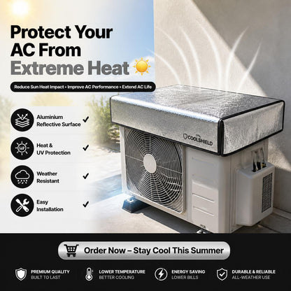 SunShield™ AC Cover – Keep Your AC Cooler & Reduce Energy Waste