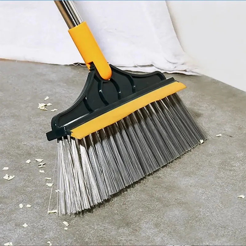 Attachable Broom With Dustpan Cleaner