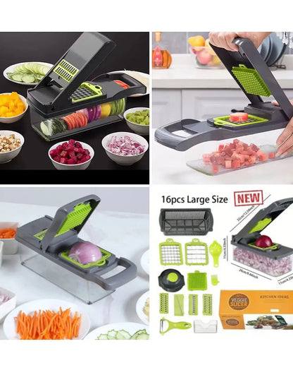 16 in 1 Multifunctional Vegetable Cutter